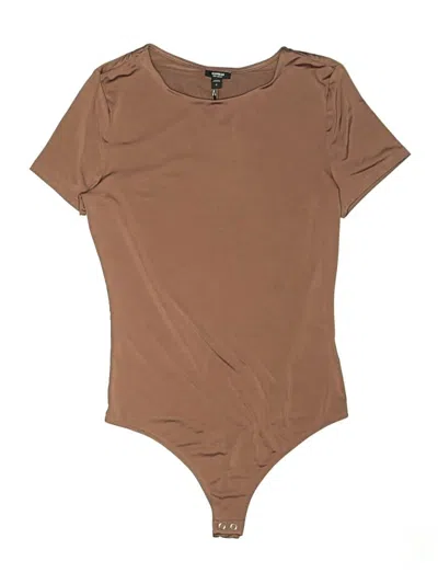 Pre-owned Express Bodysuit In Brown