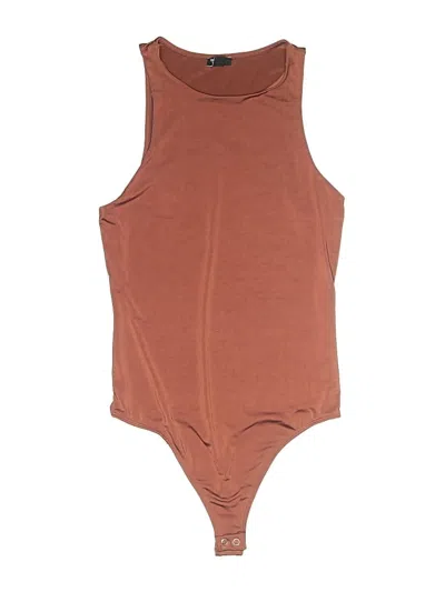 Pre-owned Express Bodysuit In Brown