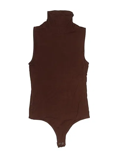 Pre-owned Express Bodysuit In Brown