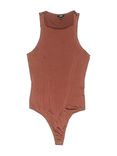Pre-owned Express Bodysuit In Brown