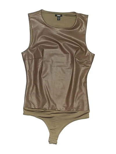 Pre-owned Express Bodysuit In Brown