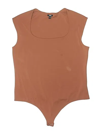 Pre-owned Express Bodysuit In Brown