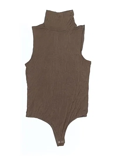 Pre-owned Express Bodysuit In Brown