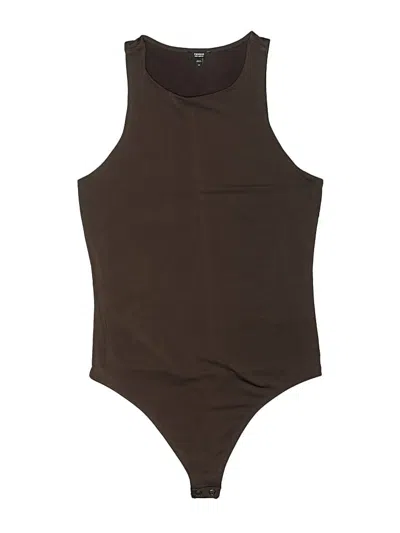 Pre-owned Express Bodysuit In Brown