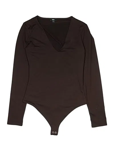 Pre-owned Express Bodysuit In Brown