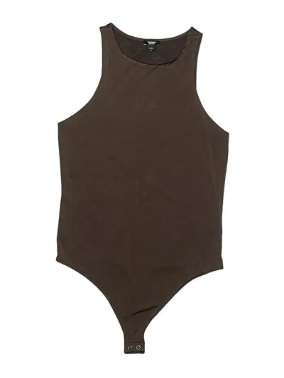 Pre-owned Express Bodysuit In Brown