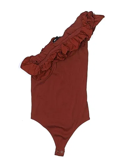 Pre-owned Express Bodysuit In Burgundy