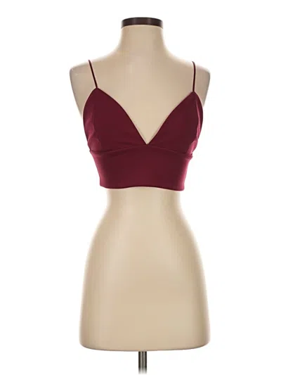 Pre-owned Express Bodysuit In Burgundy
