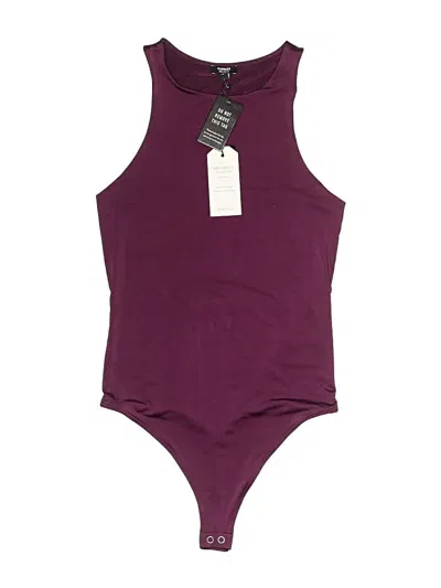 Express Bodysuit In Burgundy
