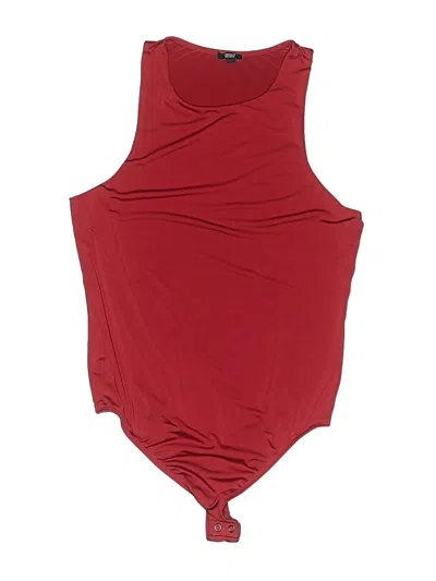 Pre-owned Express Bodysuit In Burgundy