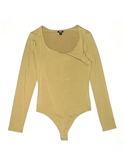 Pre-owned Express Bodysuit In Gold