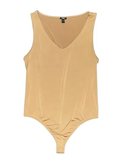 Pre-owned Express Bodysuit In Gold