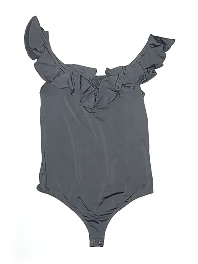 Pre-owned Express Bodysuit In Gray