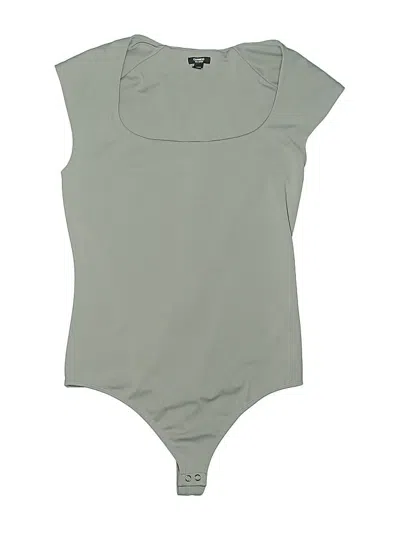 Pre-owned Express Bodysuit In Gray
