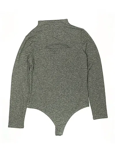 Pre-owned Express Bodysuit In Gray