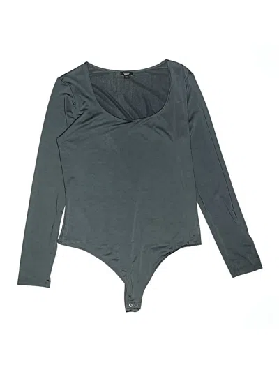 Pre-owned Express Bodysuit In Gray
