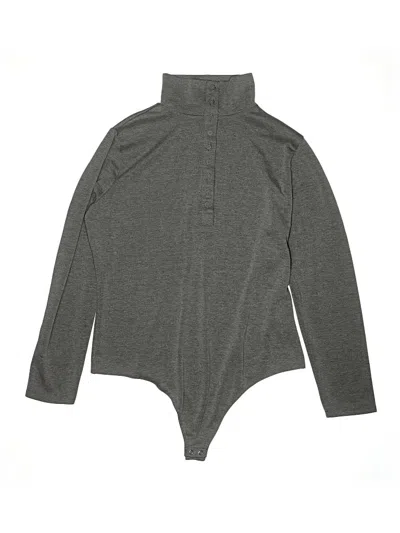 Pre-owned Express Bodysuit In Gray