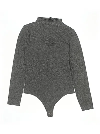 Pre-owned Express Bodysuit In Gray