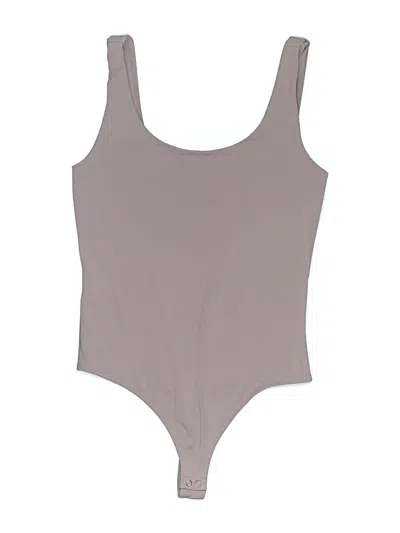 Pre-owned Express Bodysuit In Gray