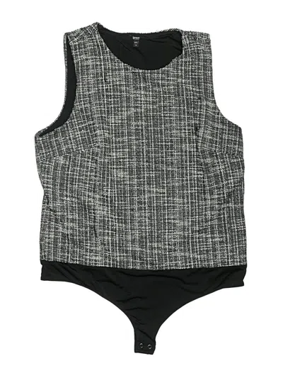 Pre-owned Express Bodysuit In Gray
