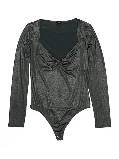 Pre-owned Express Bodysuit In Gray