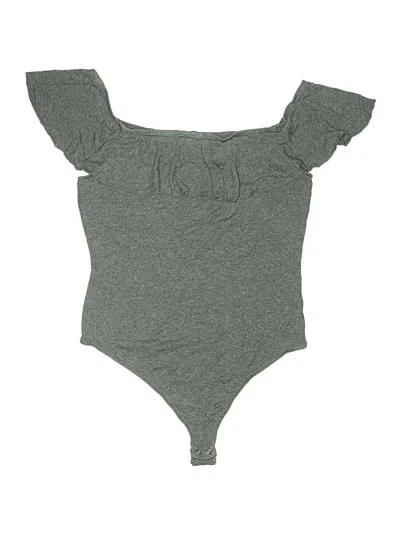 Pre-owned Express Bodysuit In Gray