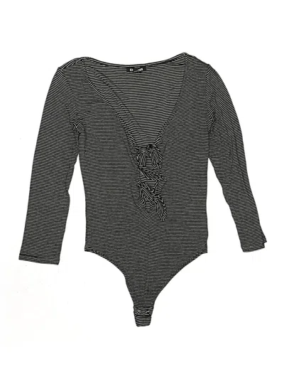 Pre-owned Express Bodysuit In Gray