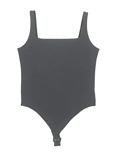 Pre-owned Express Bodysuit In Gray