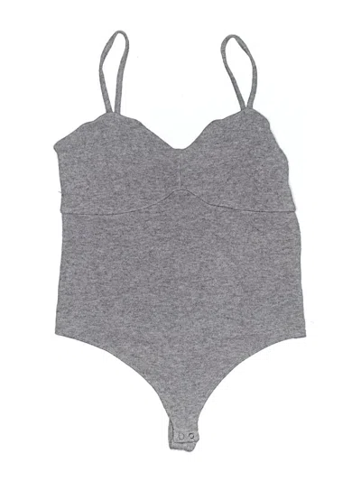 Pre-owned Express Bodysuit In Gray