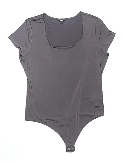Pre-owned Express Bodysuit In Gray