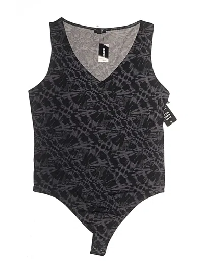 Pre-owned Express Bodysuit In Gray