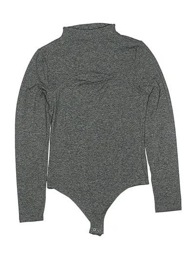Pre-owned Express Bodysuit In Gray
