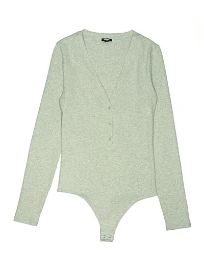 Pre-owned Express Bodysuit In Green