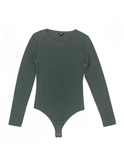 Pre-owned Express Bodysuit In Green