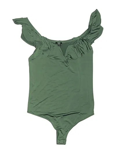 Pre-owned Express Bodysuit In Green