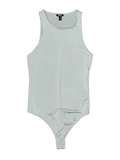 Pre-owned Express Bodysuit In Green