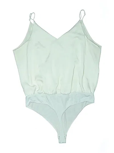 Pre-owned Express Bodysuit In Green
