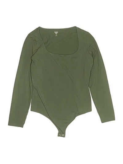 Pre-owned Express Bodysuit In Green