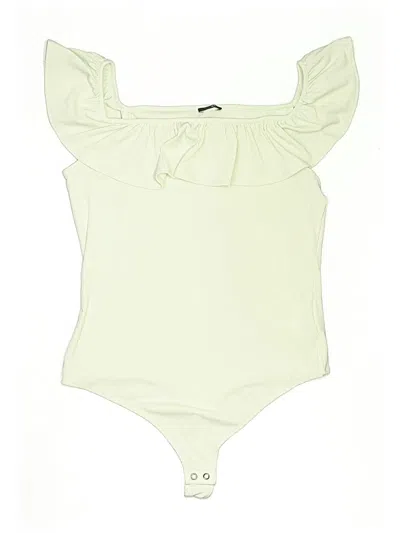 Pre-owned Express Bodysuit In Green