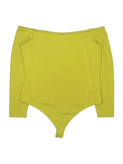 Pre-owned Express Bodysuit In Green