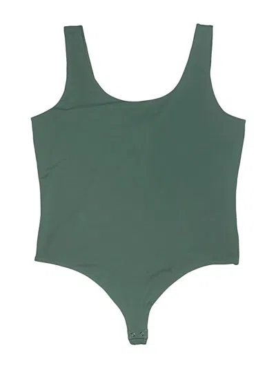 Pre-owned Express Bodysuit In Green