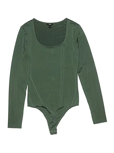 Pre-owned Express Bodysuit In Green