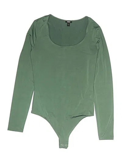 Pre-owned Express Bodysuit In Green
