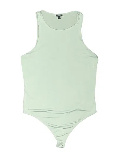 Pre-owned Express Bodysuit In Green