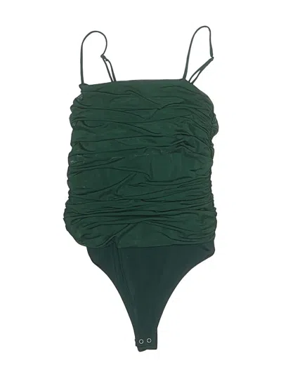 Pre-owned Express Bodysuit In Green