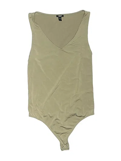 Pre-owned Express Bodysuit In Green