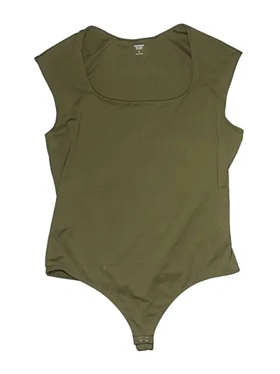 Pre-owned Express Bodysuit In Green