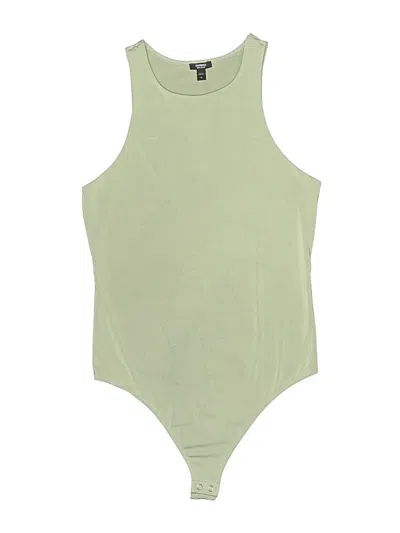 Pre-owned Express Bodysuit In Green