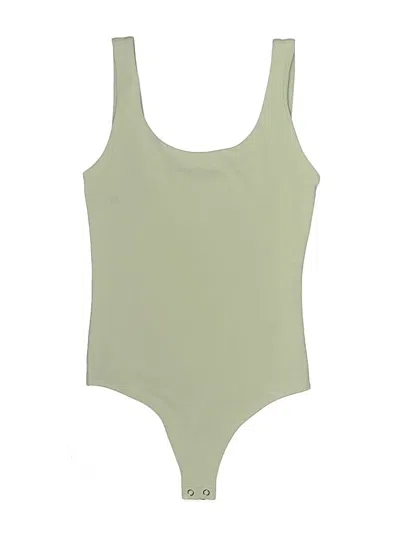 Pre-owned Express Bodysuit In Green