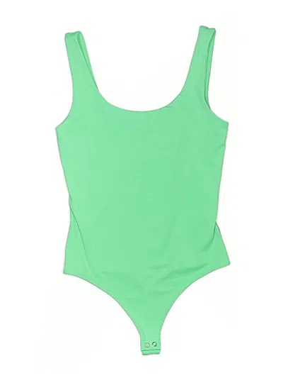 Pre-owned Express Bodysuit In Green
